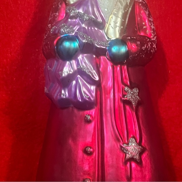 Larry Fraga Designs 6.25” Mr. Fabulous, Glass, Christmas ORNAMENT TREE 5058 Euc - Picture 9 of 12